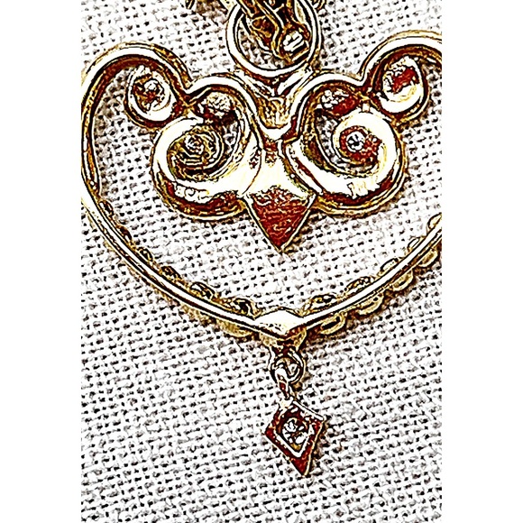 Erica Courtney Diamond Heart Pendant Only 18k, Couture Collection, Preowned, - Picture 9 of 10